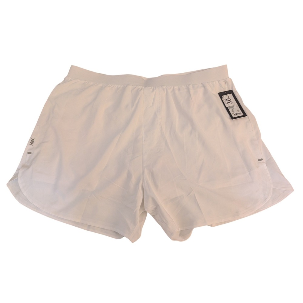 Rhone Mens Extra Mile Lined Running Shorts 5 Inch Inseam Bright White XXL New